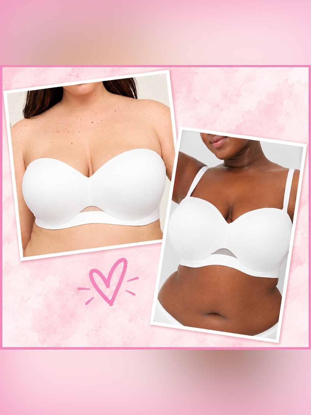 Cacique 46D Comfort Bliss Lightly Lined Multi-Way Strapless Bra